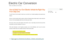 Desktop Screenshot of ielectriccarconversion.com
