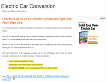 Tablet Screenshot of ielectriccarconversion.com